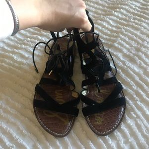 Sam Edelman Black Strappy Sandals